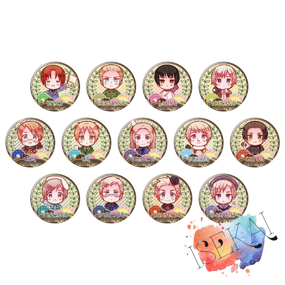 Embroidery Australia - 50mm 축 전원 헤타리아 세계 애니메이션