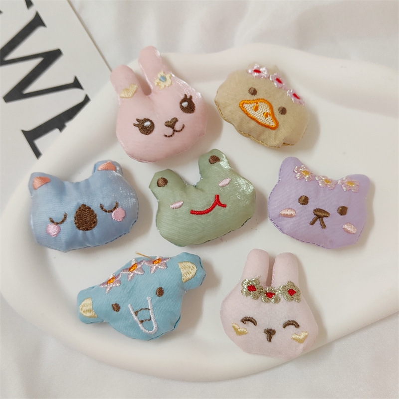 Embroidery Rabbit - 5PCS 새로운 자수 토끼 개구리 곰