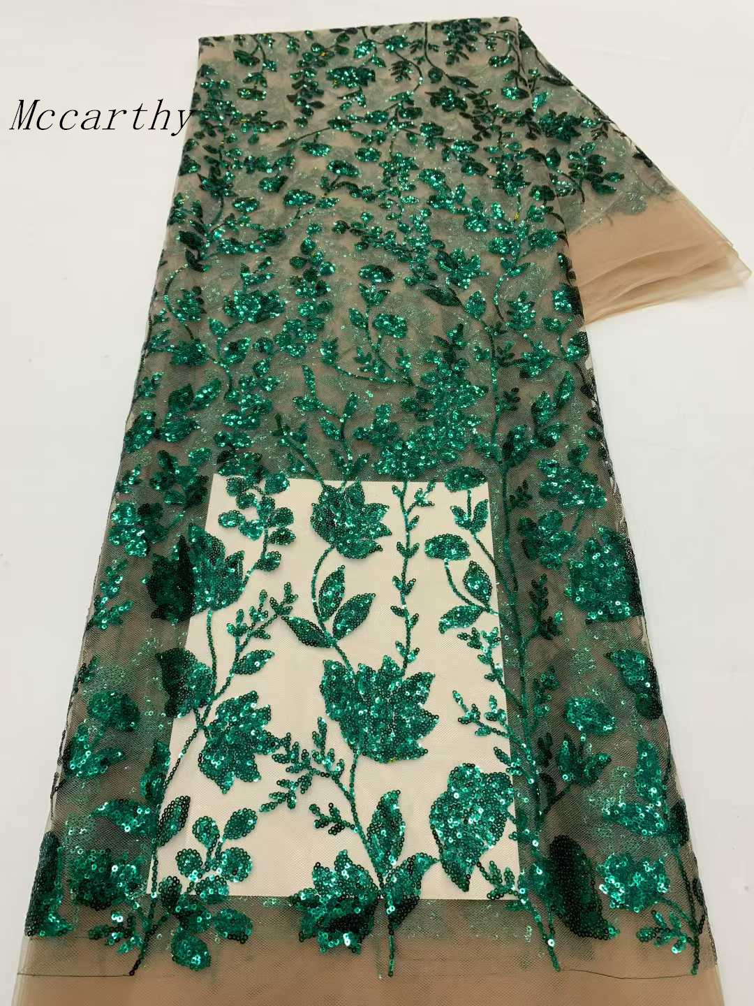 스팽글이 있는 아프리카 레이스 원단, 나이지리아 자수  - Embroidery Net Fabric 리뷰 및 가격