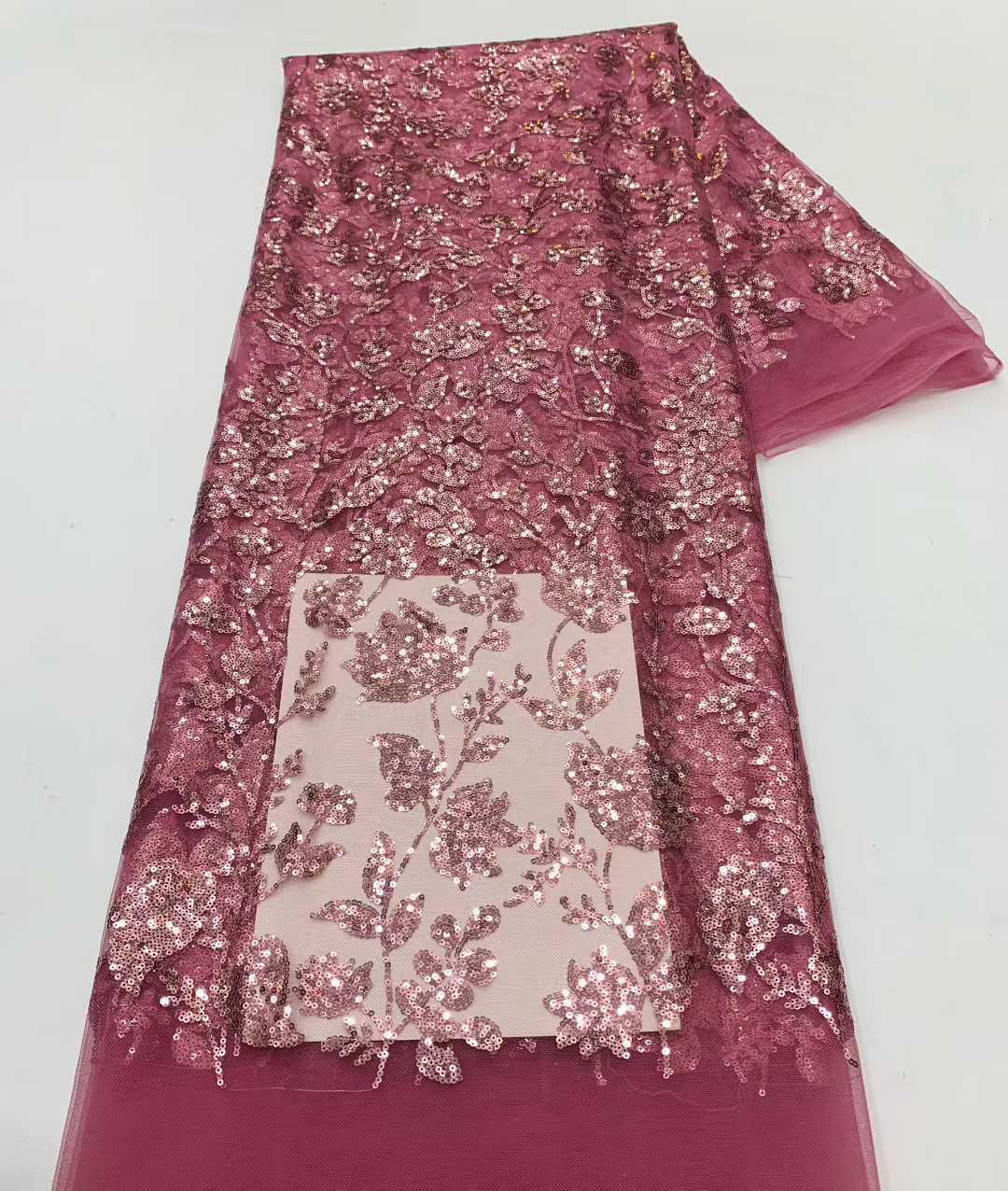 스팽글이 있는 아프리카 레이스 원단, 나이지리아 자수  - Embroidery Net Fabric 리뷰 및 가격