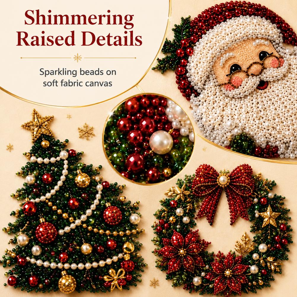 크리스마스 산타클로스 진주 아트 DIY 키트 액자형 비 - Embroidery Xmas 리뷰 및 가격