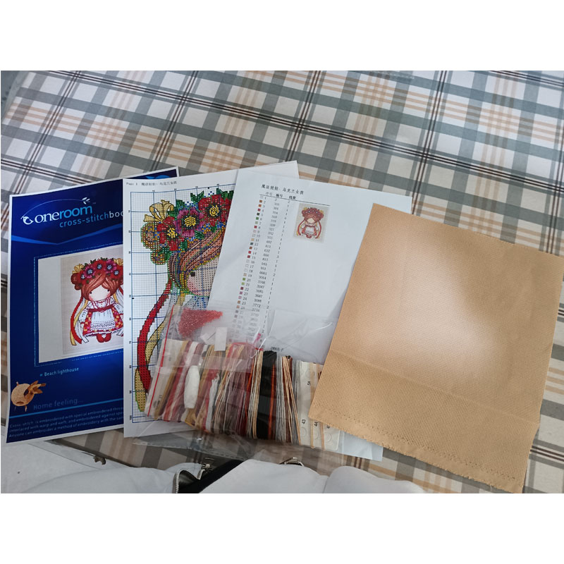 크로스 스티치 키트 DIY 세트 꽃과 배낭 5-22-2 - Embroidery Backpack Kit 리뷰 및 가격