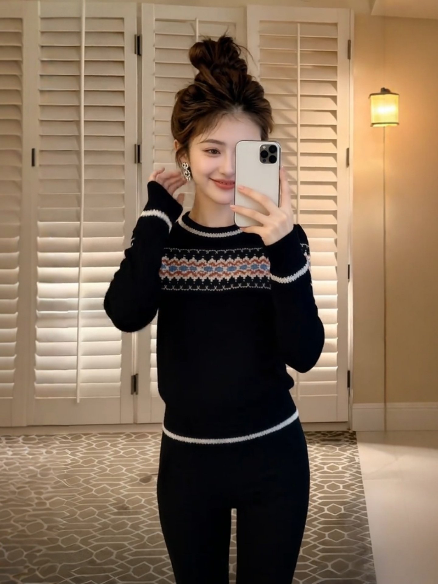 유니크 디자인 블랙 니트 스웨터 여성 패셔너블 자수 봄 - Embroidery Unique Design 리뷰 및 가격