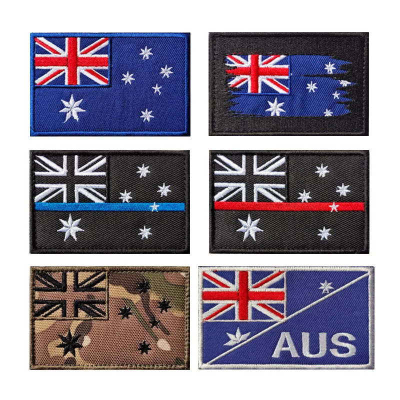 호주 국기 IR 반사 패치 Appliqued 고무 AU - Embroidery Australia 리뷰 및 가격