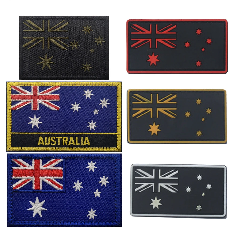 호주 국기 IR 반사 패치 Appliqued 고무 AU - Embroidery Australia 리뷰 및 가격