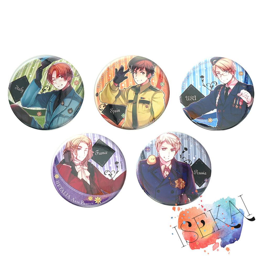 Axis Power HETALIA 애니메이션 배지 이탈 - Embroidery Australia 리뷰 및 가격