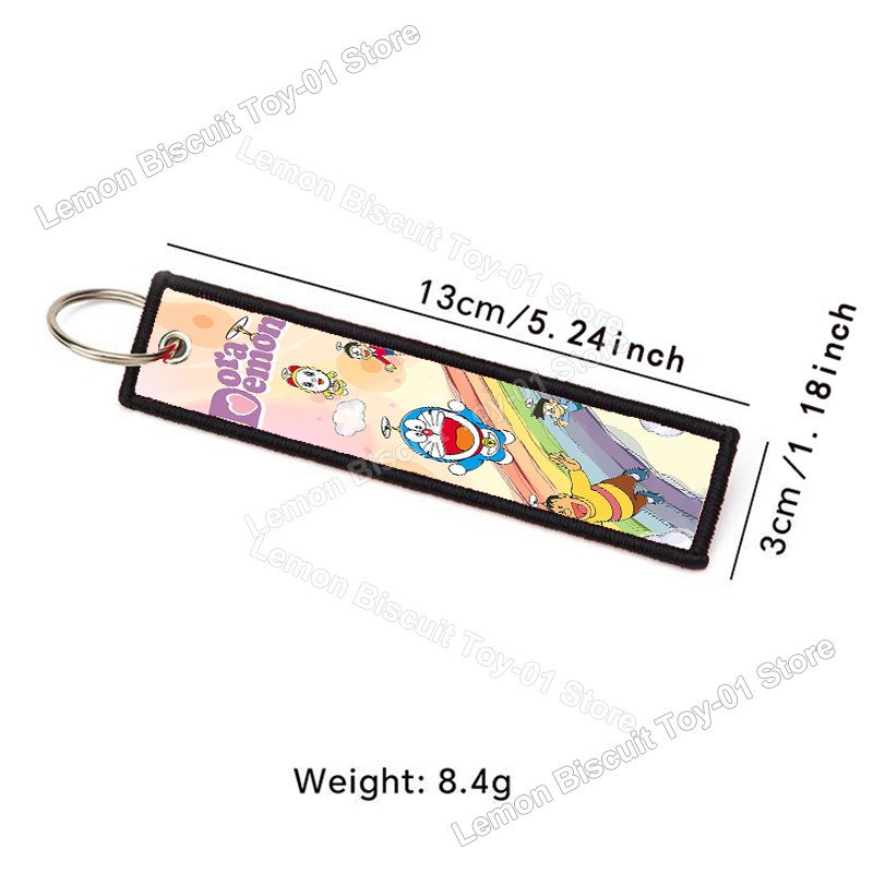 도라에몽 시리즈 키홀더 자수 만화 키체인 오토바이 자동 - Embroidery Keychain 리뷰 및 가격