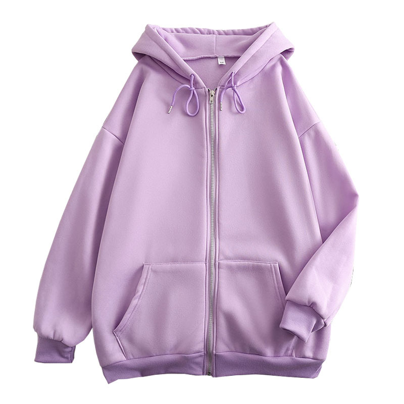 봄가을용 지퍼 솔리드 컬러 후드티 루즈핏 지퍼 가디건  - Embroidery Zip Up Hoodie 리뷰 및 가격