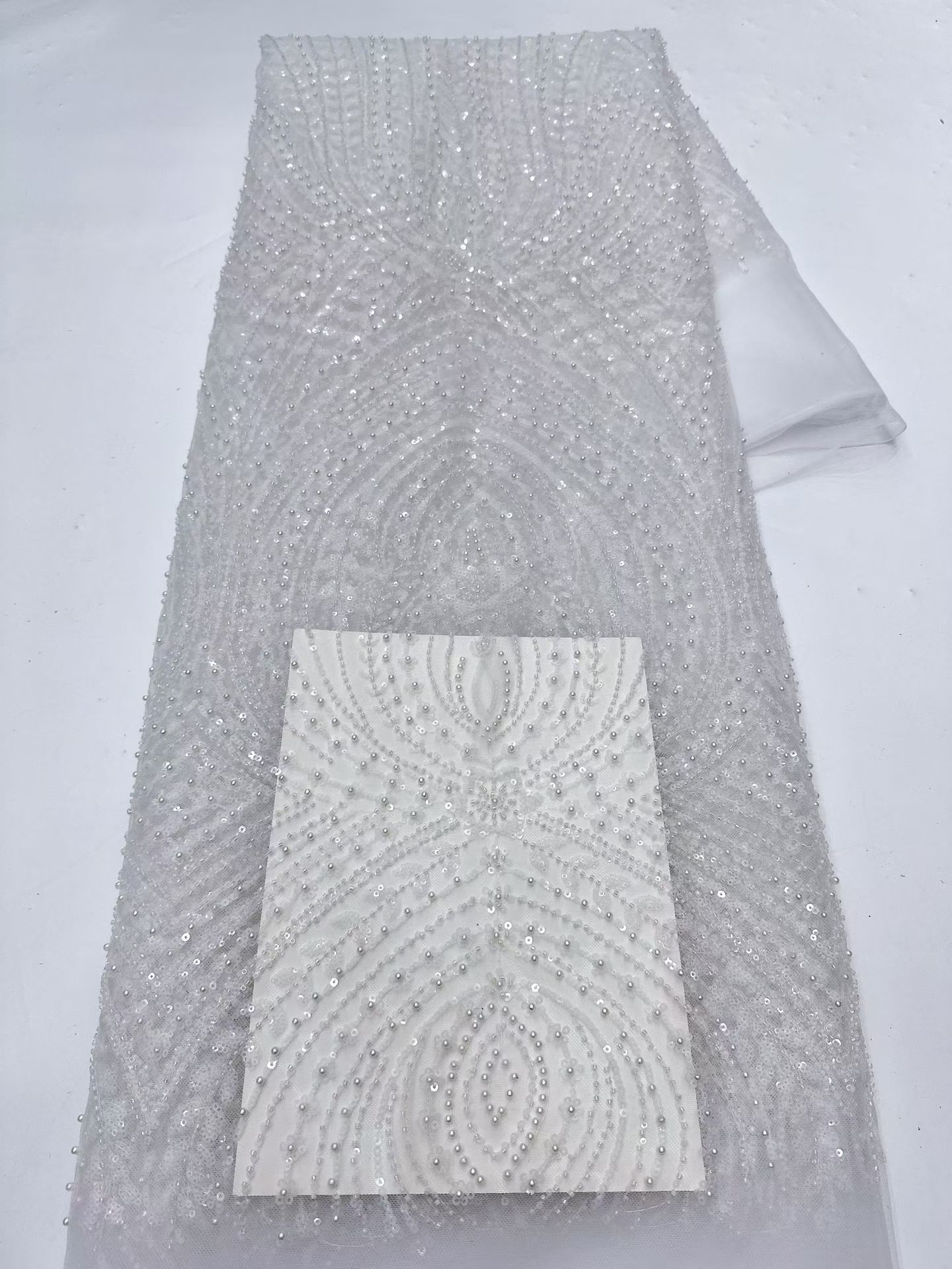 레드 디자인 럭셔리 나이지리아 튤 레이스 원단, 스팽글 - Embroidery Net Fabric 리뷰 및 가격