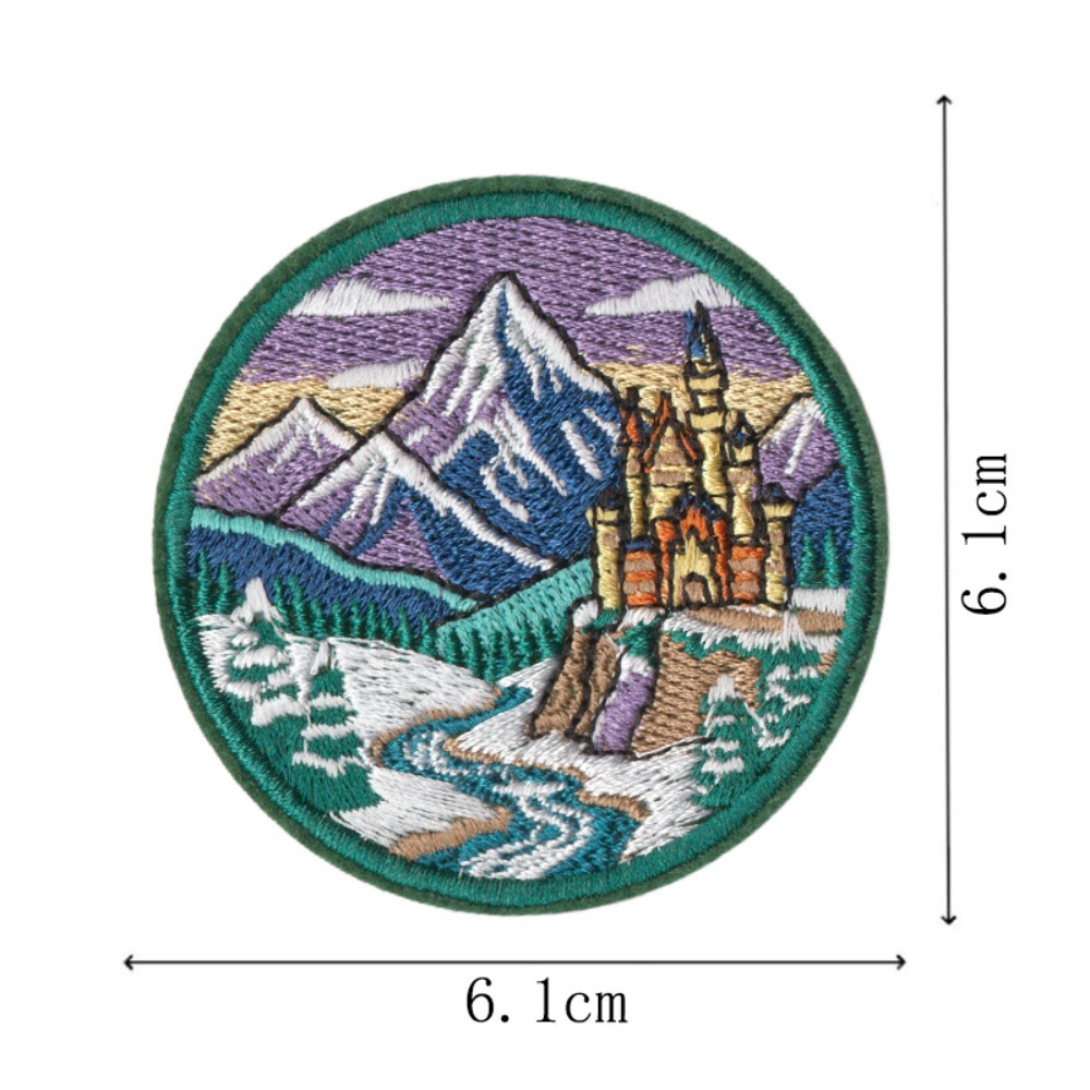 도시 랜드마크 패턴 자수 패치 DIY 티셔츠 배낭 모자 - Embroidery Australia 리뷰 및 가격