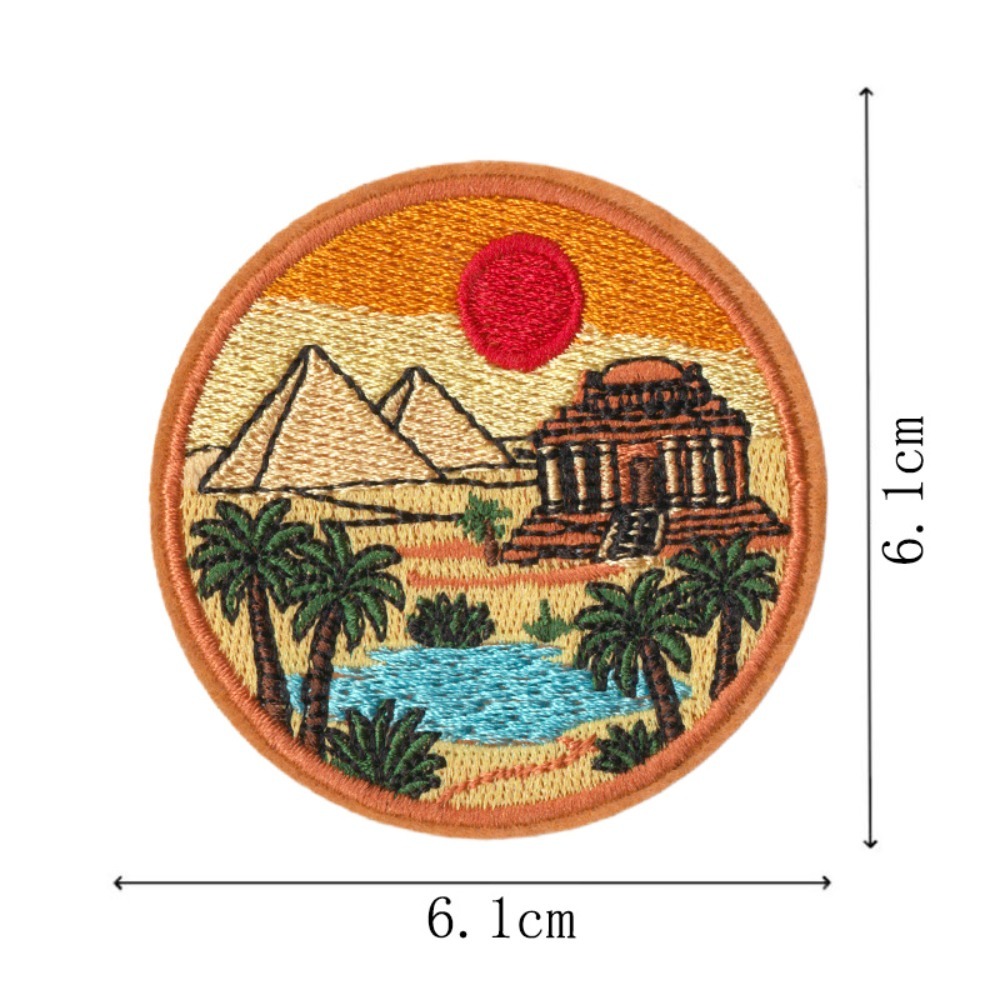 도시 랜드마크 패턴 자수 패치 DIY 티셔츠 배낭 모자 - Embroidery Australia 리뷰 및 가격