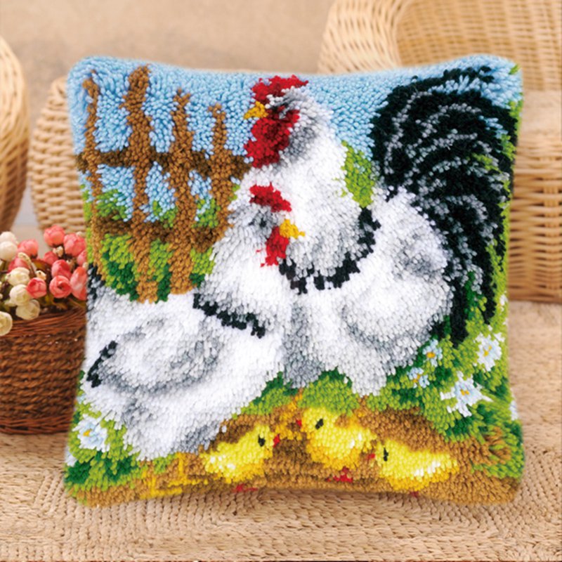 토끼 말 래치 훅 키트 스미르나 베개 커버 매듭 베개  - Embroidery Rabbit 리뷰 및 가격