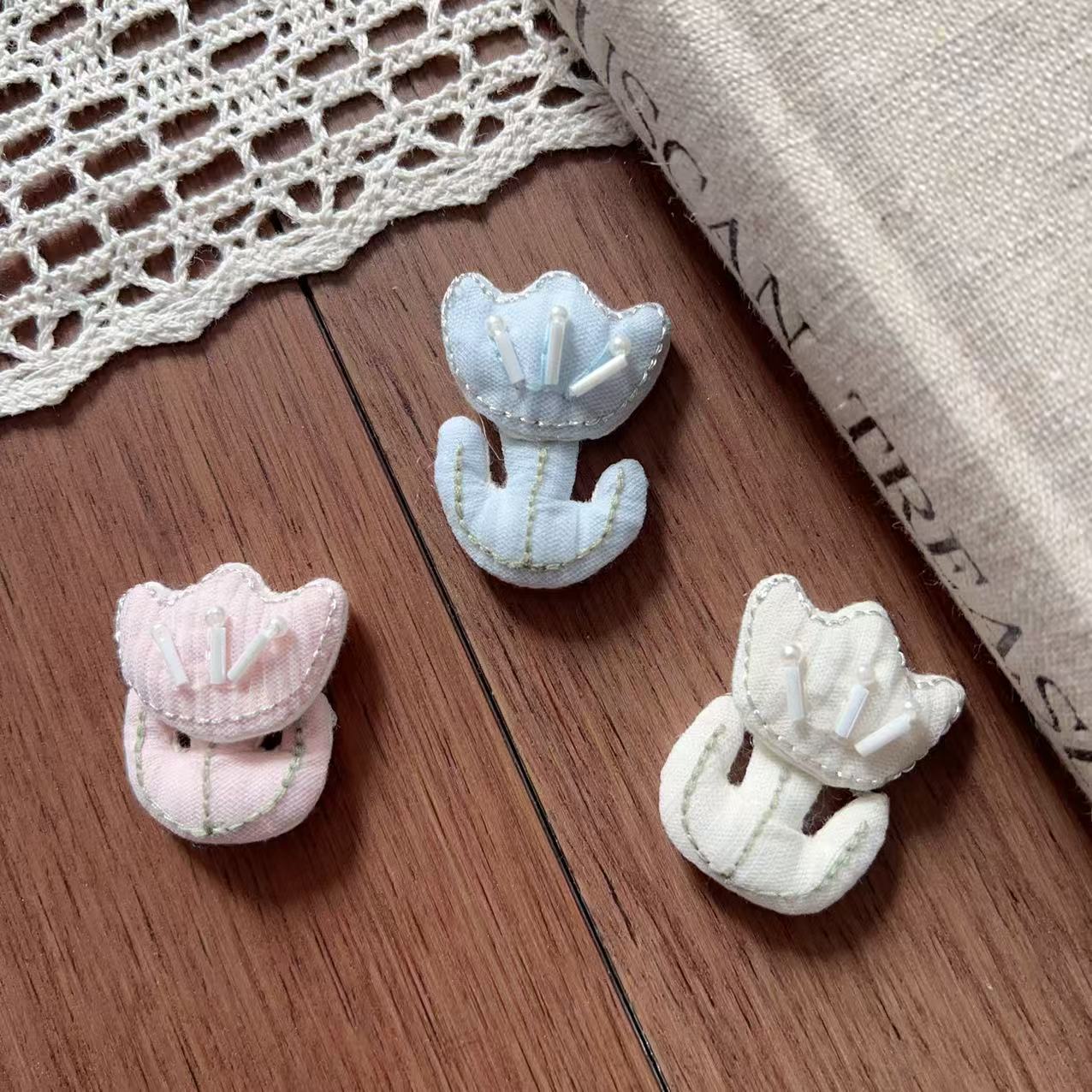 DIY 자수 도파민 튤립 브로치 헤어 클립 어린이 신발 - Embroidery Backpack Kit 리뷰 및 가격