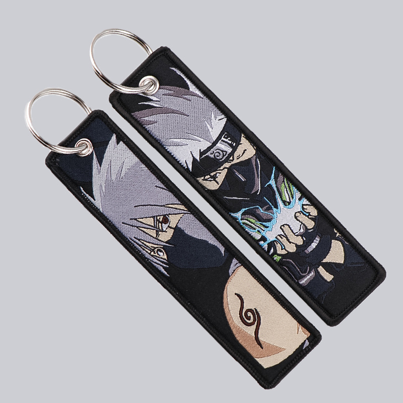 애니메이션 나루토 자수 열쇠고리 멋진 키 태그 여성용  - Embroidery Keychain 리뷰 및 가격