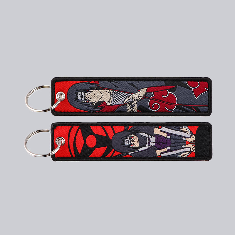 애니메이션 나루토 자수 열쇠고리 멋진 키 태그 여성용  - Embroidery Keychain 리뷰 및 가격