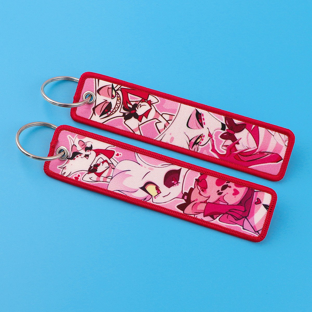 애니메이션 Hazbin Hotel 자수 열쇠고리 만화  - Embroidery Keychain 리뷰 및 가격