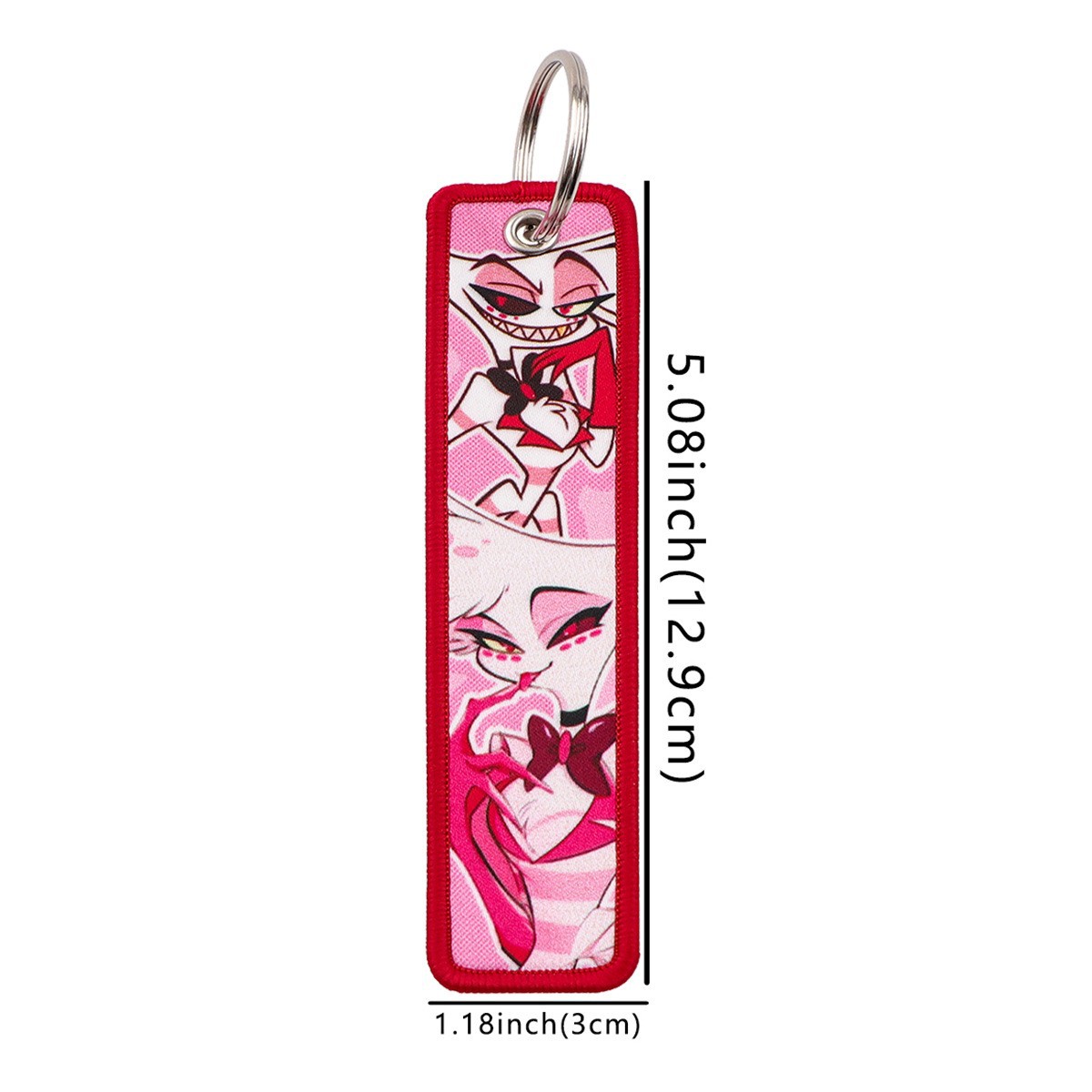 애니메이션 Hazbin Hotel 자수 열쇠고리 만화  - Embroidery Keychain 리뷰 및 가격