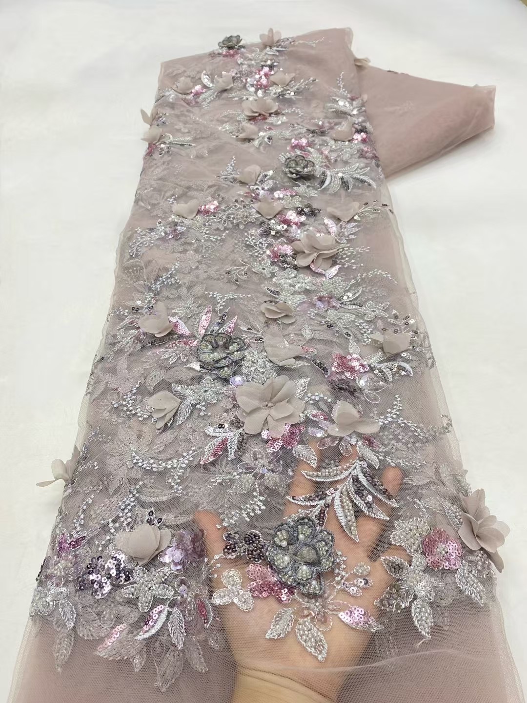 쿠미야 여성 드레스 자수 비즈 네트 레이스 스팽글 웨딩 - Embroidery Net Fabric 리뷰 및 가격