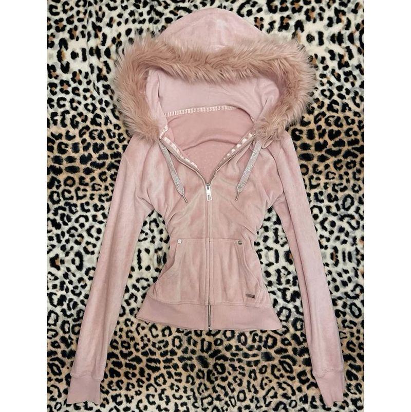 후드 코트 여성 펑크 후드 스웨트셔츠 퍼 칼라 재킷 지 - Embroidery Zip Up Hoodie 리뷰 및 가격
