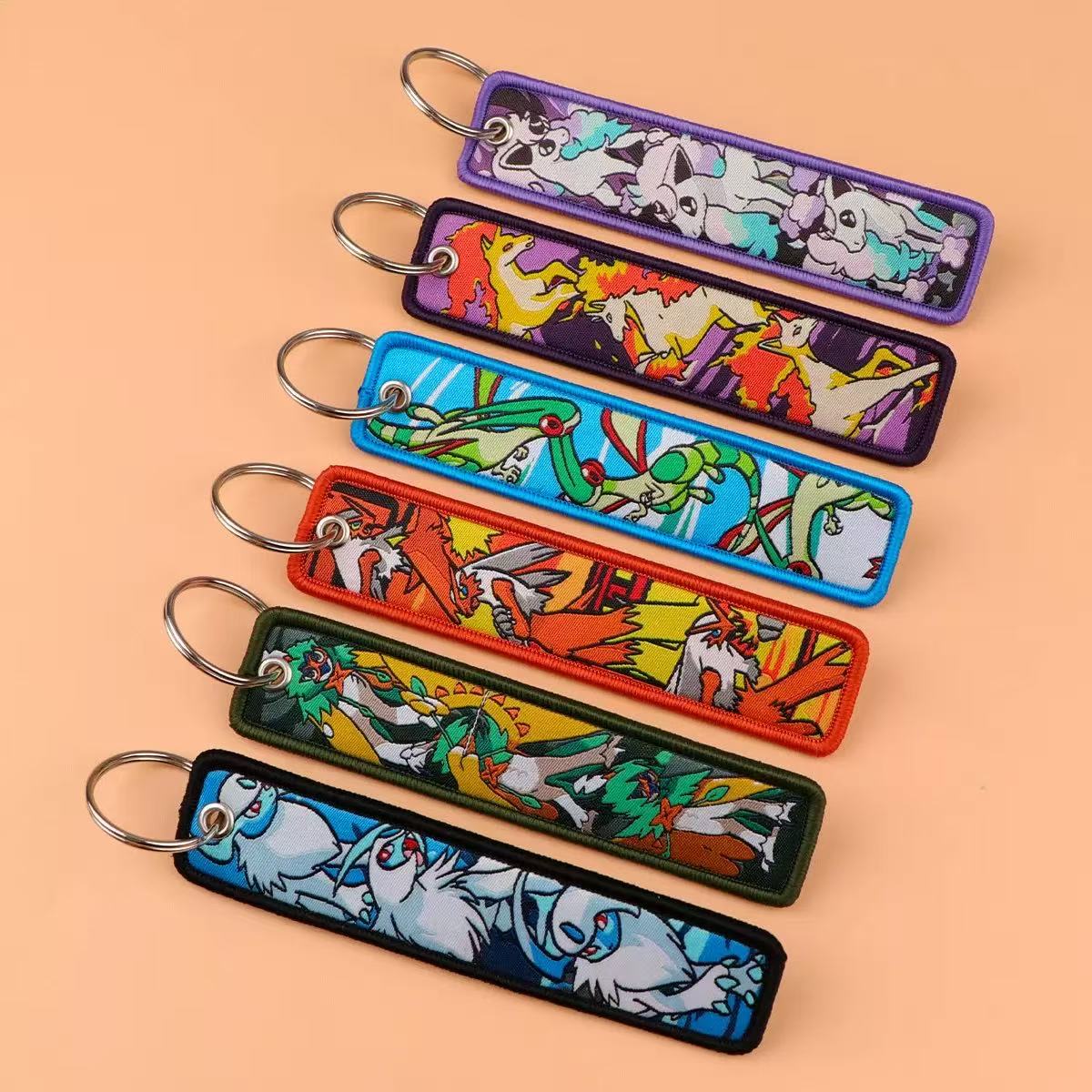 포켓몬 펜던트 자동차 키체인 배낭 키체인 자수 키체인  - Embroidery Keychain 리뷰 및 가격