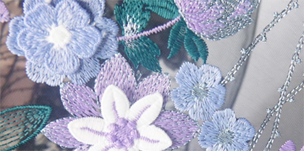 1야드 고품질 소프트 스크린 원단 3D 자수 소재 고급 - Embroidery Net Fabric 리뷰 및 가격
